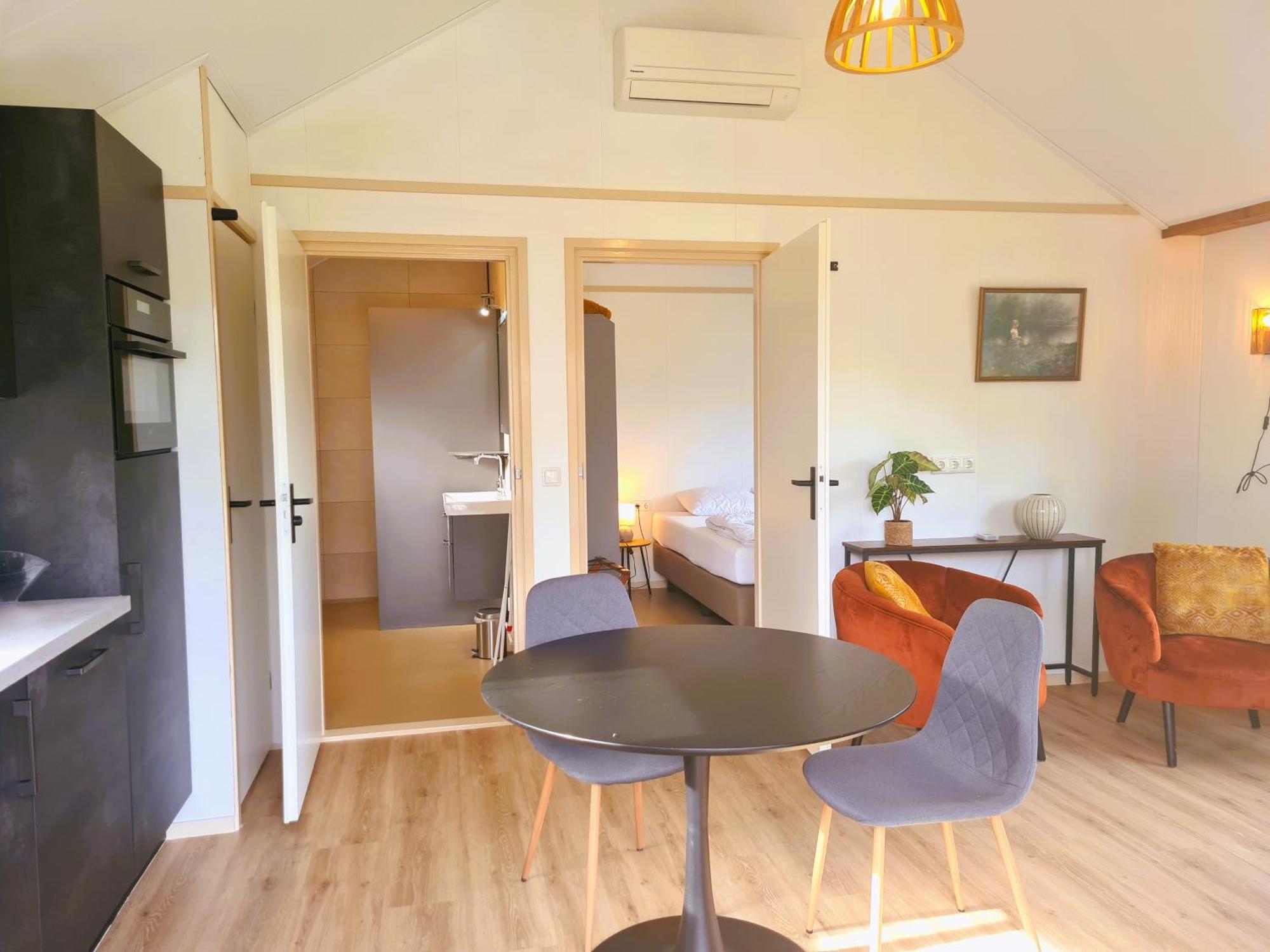 2-Persoons Luxe Vakantiewoning De Veenhoop Kültér fotó