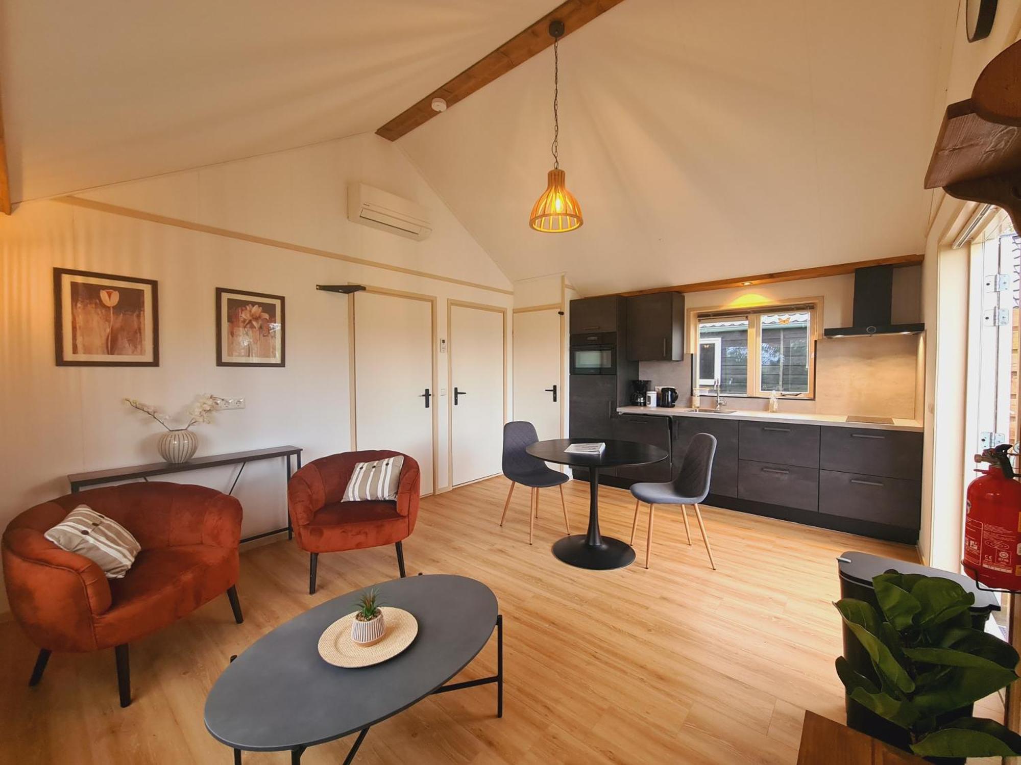 2-Persoons Luxe Vakantiewoning De Veenhoop Kültér fotó
