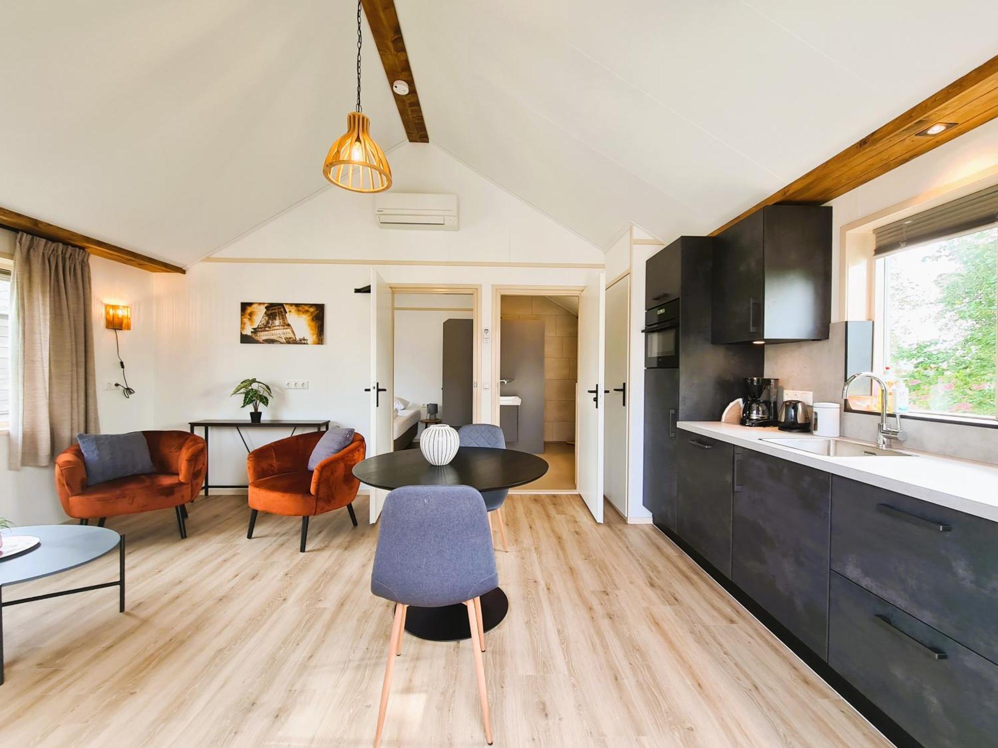 2-Persoons Luxe Vakantiewoning De Veenhoop Kültér fotó