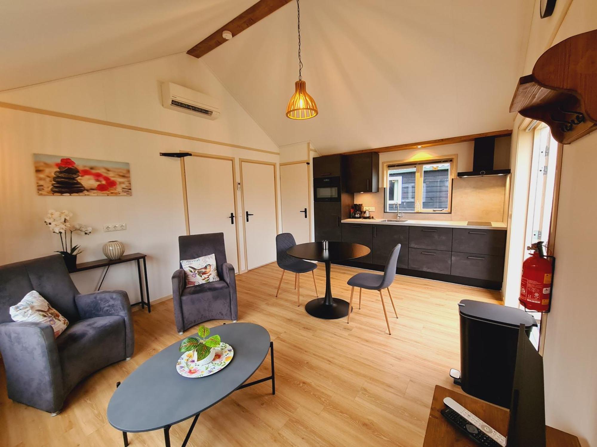2-Persoons Luxe Vakantiewoning De Veenhoop Kültér fotó