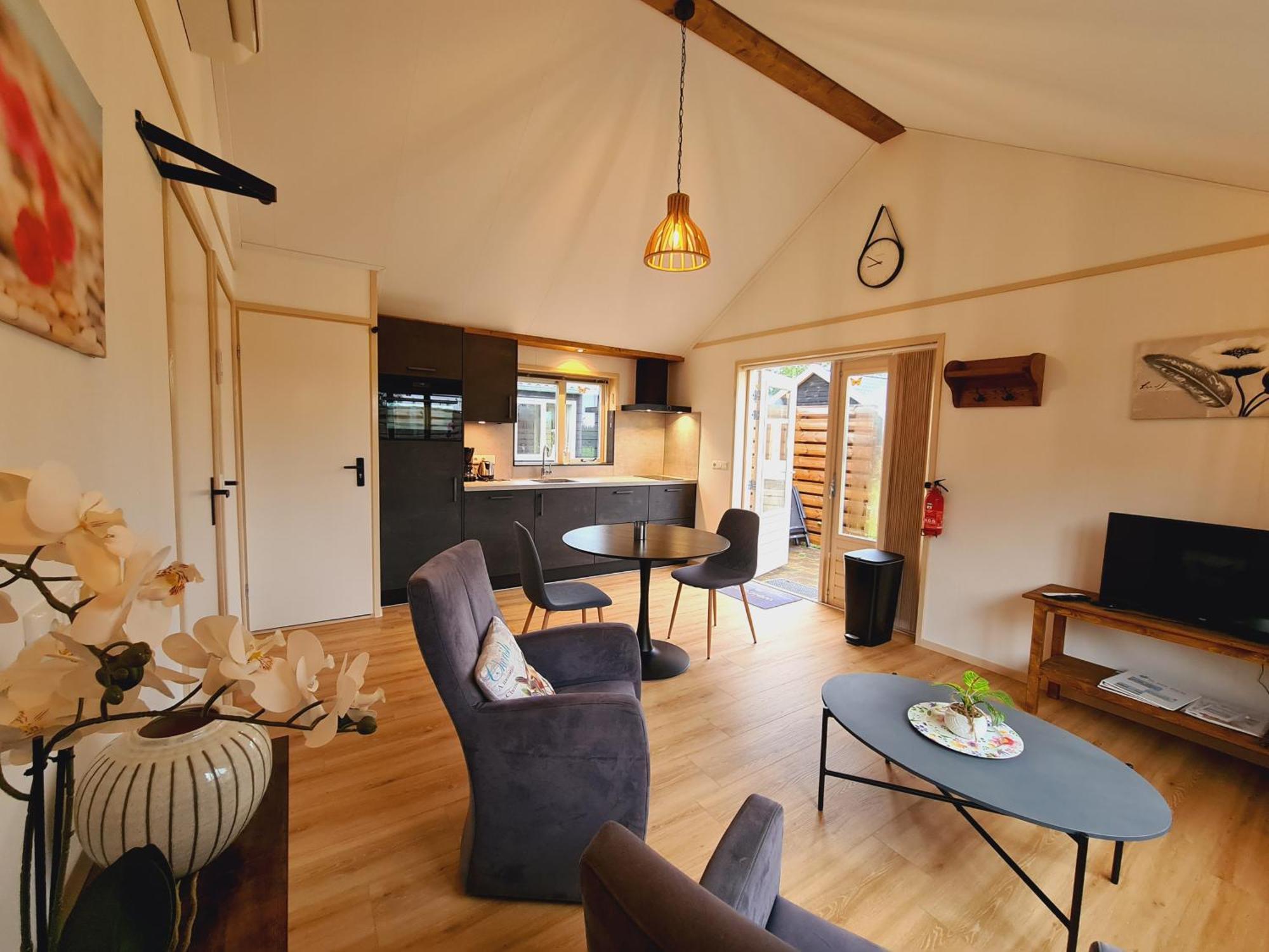 2-Persoons Luxe Vakantiewoning De Veenhoop Kültér fotó